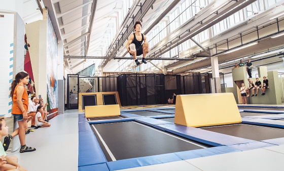 Freiruum Zug – Trampolin, Spiilruum & Clip’n Climb