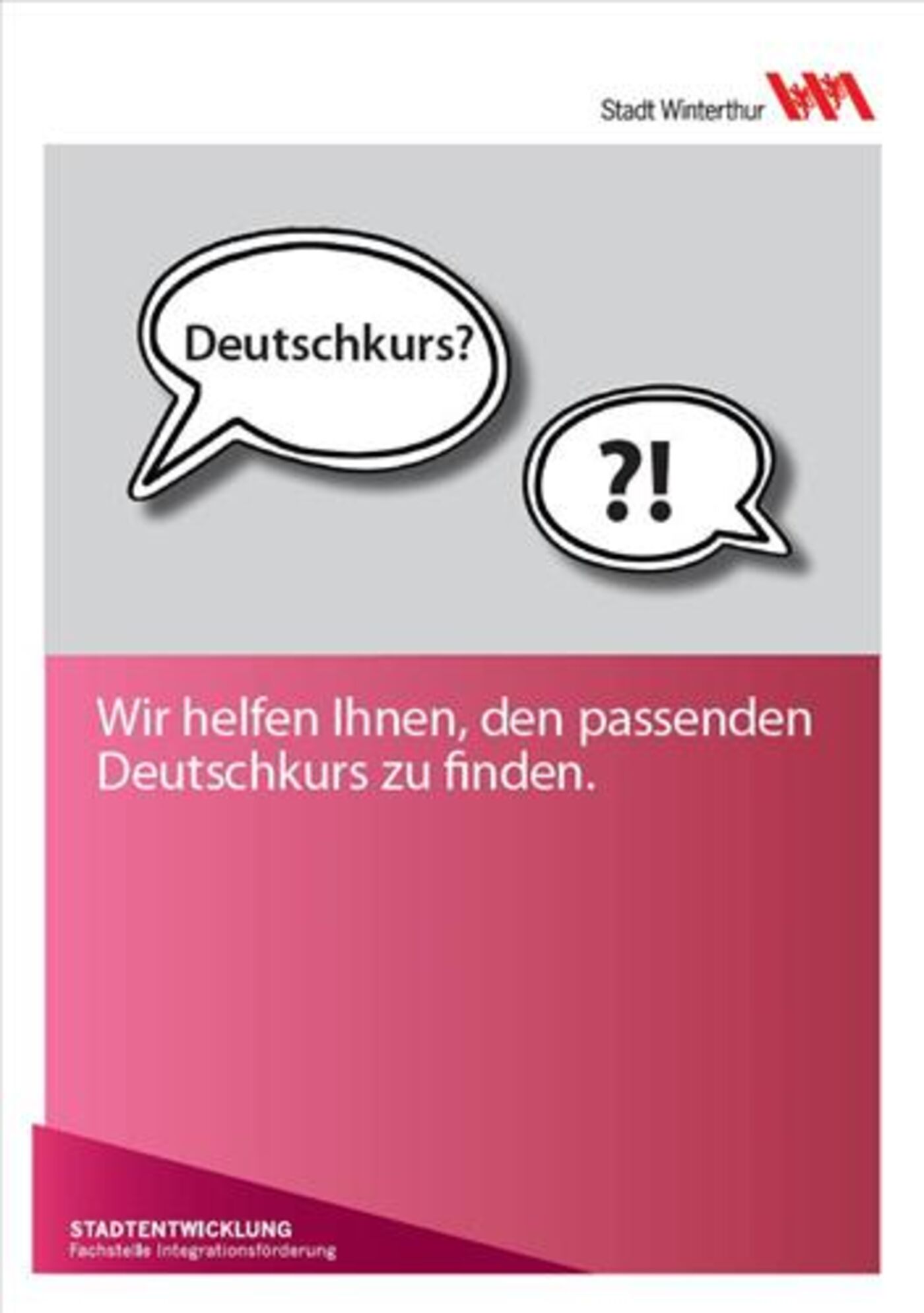 Deutschkurs und Beratung für Migrant*innen