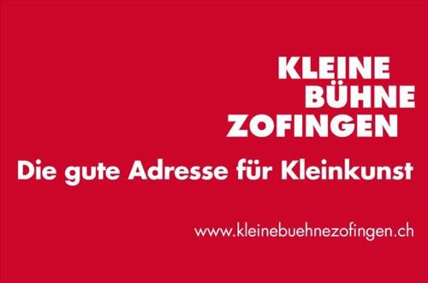 Kleine Bühne Zofingen